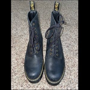 Dr. Martens Shriver Hi Women's Wyoming Leather Heeled Boots